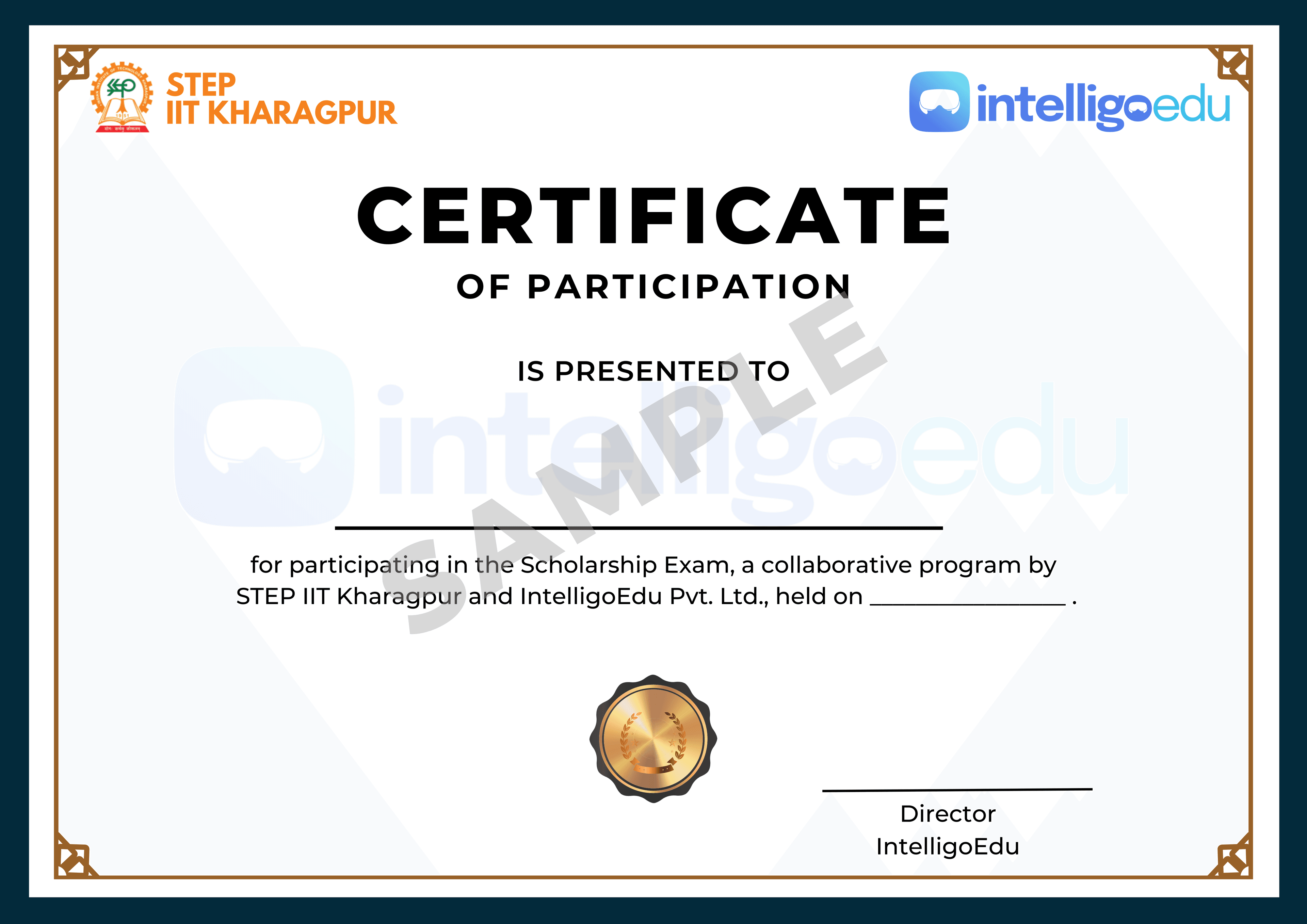 An image showing the preview of the certificate